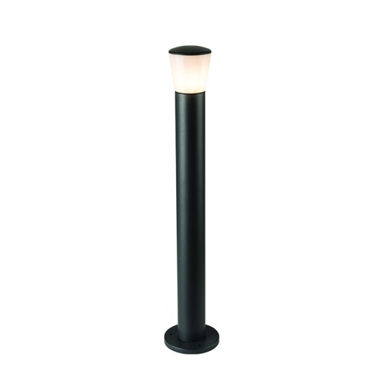 Garden post luminaire 1xE27 max Aluminium+PC Dark grey Φ130mmx500mm CYCLEA - aca