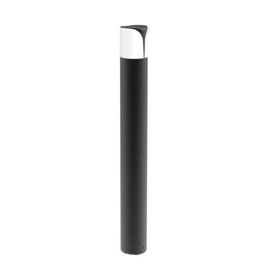 Garden post luminaire 1xE27 max 10W Aluminium+PC Dark grey Φ90mmx500mm PHOIBE - aca