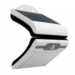 Προβολέας Λευκός με Φωτοβολταικό πάνελ & αισθητήρα κίνησης 20W - LGS020S - LUMAX