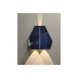 Ηλιακό φωτιστικό επίτοιχο LED Μονοκρυσταλλικό 3x1.5W - LUMAX