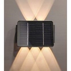 Ηλιακό φωτιστικό επίτοιχο LED Μονοκρυσταλλικό 5x1.5W - LUMAX