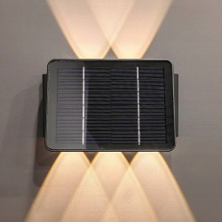 Ηλιακό φωτιστικό επίτοιχο LED Μονοκρυσταλλικό 5x1.5W - LUMAX