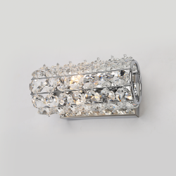 Φωτιστικό επιτοιχο 1 x G9 28W Κρύσταλλο + Μέταλλο / Χρώμιο + Διάφανο 15Χ10Χ7CM LIANNA - acadecor 