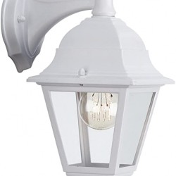 Φανάρι αλουμινίου - Λευκό / Κάτω - Ε27 60W - LIMA - Massive