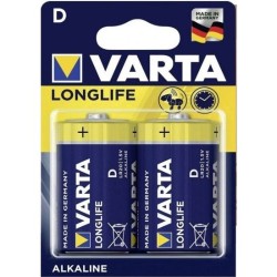 Μπαταρία αλκαλική 4120 LR20/1.5V D - 2τεμ - VARTA