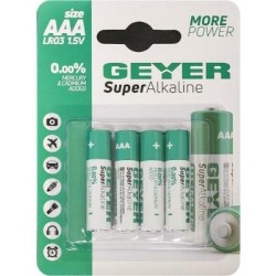Μπαταρία αλκαλική - 1,5V AAA LR03 - GEYER