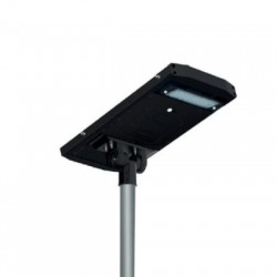 Φωτιστικού οδικού με φωτοβολταικο πάνελ & αισθητήρα κίνησης 120w 4000k 18000lumen - LUNAR12040 - aca
