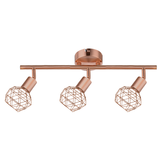 Σπότ 3 x E14 40W Μέταλλο /  Μάυρο 46X12,5X19,5CM  ALLADIN - acadecor