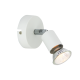 Wall spot light 1XGU10 max 50W Metal / Silver paint Φ8X13.9CM TRINITY - acadecor 