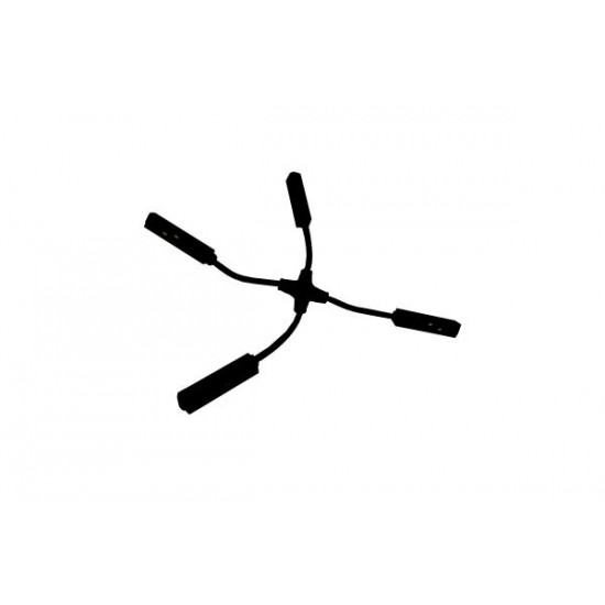 Τροφοδοτικό + για μαγνητική ράγα 48V DC Λευκό Μάτ / / 400x400mm - MCROSSW - aca