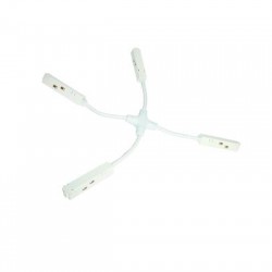 Τροφοδοτικό + για μαγνητική ράγα 48V DC Λευκό Μάτ / / 400x400mm - MCROSSW - aca