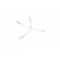 Τροφοδοτικό + για μαγνητική ράγα 48V DC Λευκό Μάτ / / 400x400mm - MCROSSW - aca