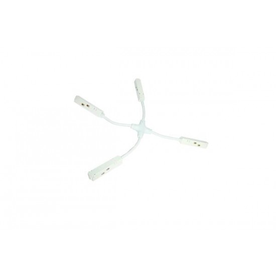 Τροφοδοτικό + για μαγνητική ράγα 48V DC Λευκό Μάτ / / 400x400mm - MCROSSW - aca