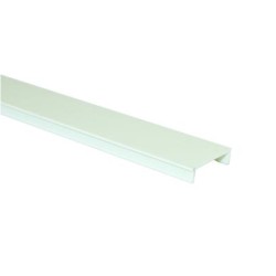 PC Κάλυμμα (2μ) για μαγνητική ράγα 48V DC Λευκό Μάτ - MDIFW - aca