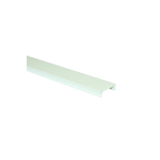 PC Κάλυμμα (2μ) για μαγνητική ράγα 48V DC Λευκό Μάτ - MDIFW - aca