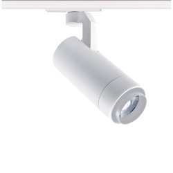 Φωτιστικό σπότ στρογγυλό λευκό ράγας 1- Φάσης  4000k 1500lm 20-50° RA90 Φ67x199mm  - MEL1540W2 - aca
