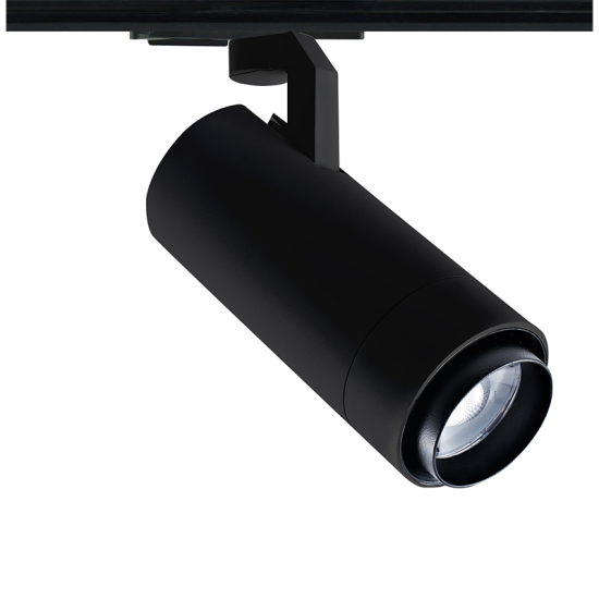 Φωτιστικό σπότ στρογγυλό λευκό ράγας 25W 240V /  1- Φάσεων  4000k 3000lm 20-50° RA90 Φ80x265mm  - MEL2540W4 - aca