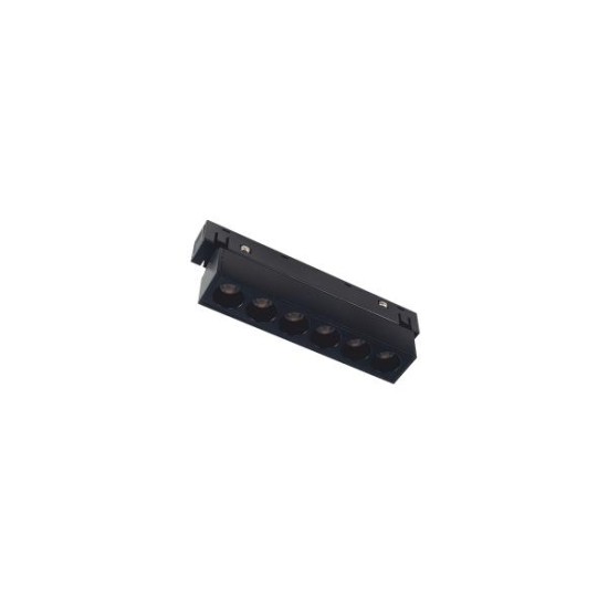 Φωτιστικό μαγνητικό γραμμικό λευκό μάτ 6W (6 φακοί) 48V DC 3000κ / 4000k 500lm ° OSRAM RA90 L112mm - MEYE630W - aca