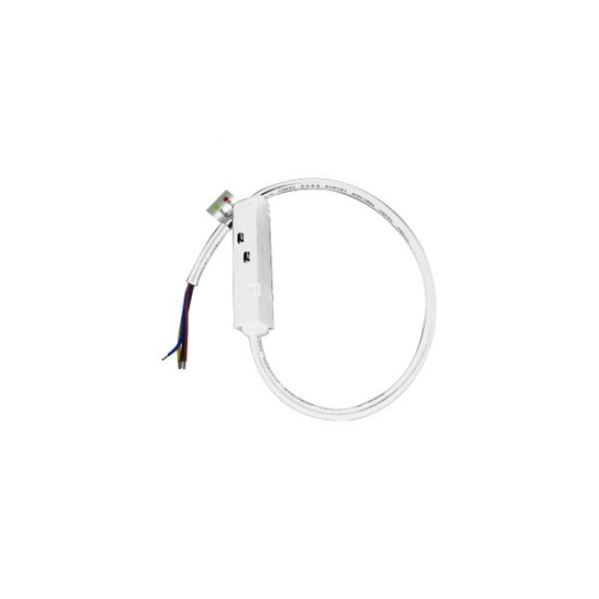 Τροφοδοτικό για μαγνητική ράγα 48V DC Λευκό Μάτ ΜΕ 0,5Μ Καλώδιο - MF05MW - aca