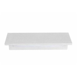Led wall linear luminaire white IP65 12W 230V 3000k 400x80x45mm - CHARES WALL-L - MK063400W  - aca