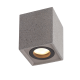 Ceilling light square 1 x GU10 35W Concrete / Natural 8,5X8,5XH10CM MONTE - acadecor