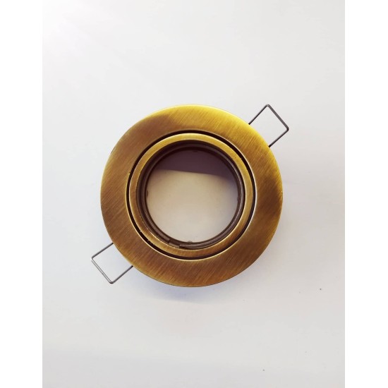 Σπότ χωνευτό στρογγυλό κινητό MR16 - Μπρονζέ