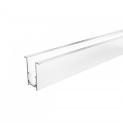 Μαγνητική ράγα 48V DC Χωνευτή (1μέτρο) Λευκή - MR1MW - aca