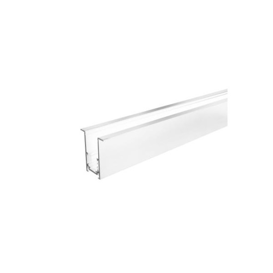 Μαγνητική ράγα 48V DC Χωνευτή (1μέτρο) Λευκή - MR1MW - aca