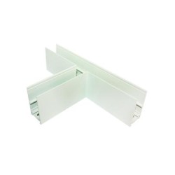 Σύνδεσμος T για μαγνητική ράγα 48V DC Οροφής - Κρεμαστή (200x115mm) Λευκό - MSTW - aca