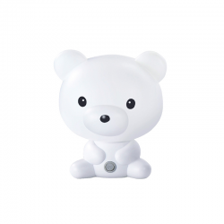 Bambini table light LED 1 x E14 max 15W Plastic + PVC White cable /  White 20Χ17ΧΗ26CM FRIENDS - acadecor 