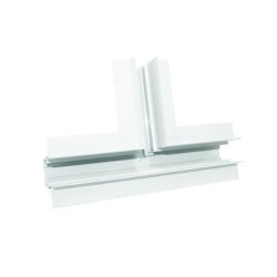 Σύνδεσμος T για μαγνητική ράγα 48V DC Trimless Λευκό - MTTW - aca