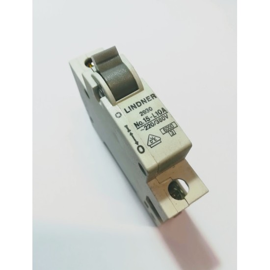 Αυτόματη ασφάλεια 1P - L10A 6kA - Καμπύλη L - Neomat - Lindner