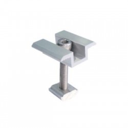 Ενδιάμεσο στήριγμα σε προφίλ αλουμινίου για στήριξη σε Φ/Β πάνελ - NSMIDCLAMP30 - acaelec
