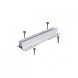 Βάση στήριξης Φωτοβολταικων πάνελ σε βιομηχανική στέγη μικρο προφ΄λ αλουμινίου σέτ βίδες  - NSMINIRAIL - acaelec