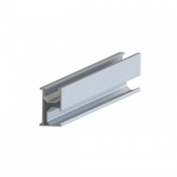 Aluminium rail for PV panels installation in title roof of triangles 52,50x30,1mmx5,5m width 1,5mm - NSRAIL05 - acaelec