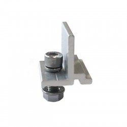 Connector for aluminium rail with installation triangle - NSRAILCLAMP - acaelec