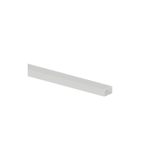 Κανάλι PVC διανομής καλωδίων με διπλό κλέιδωμα χωρίς αυτοκόλλητη ταινία 25x16mm λευκό 2m - acaelec