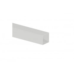 Κανάλι PVC διανομής καλωδίων με διπλό κλέιδωμα χωρίς αυτοκόλλητη ταινία 60x60mm λευκό 2m - acaelec