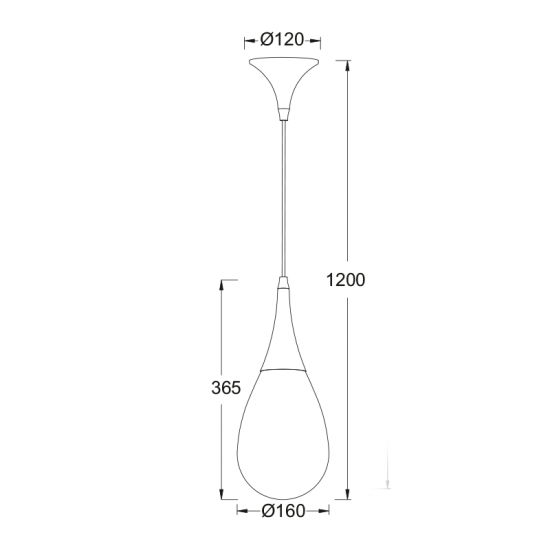 Φωτιστικό κρεμαστό 1xE14 max 40W Μέταλλο + Γυαλί + PVC Καλώδιο / Κεχριμπάρι+ Μάυρο μάτ Φ16  ATENA - acadecor