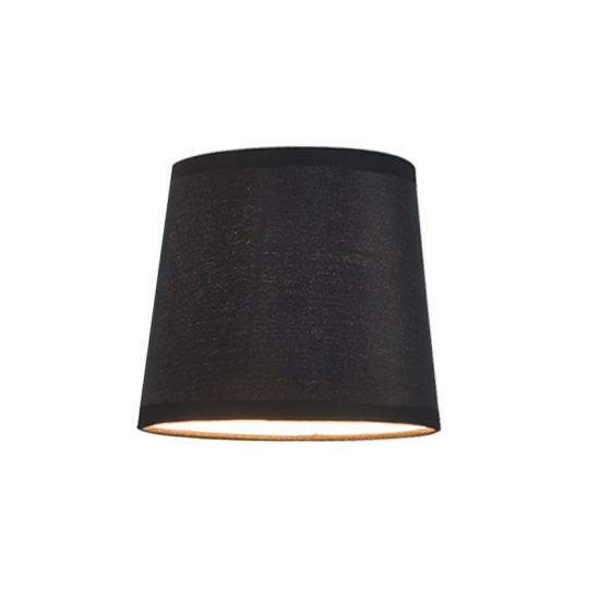 Αμπαζούρ απλίκας Ύφασμα / Μάυρο Φ12ΧΦ15Χ12CM PYTHON - acadecor 