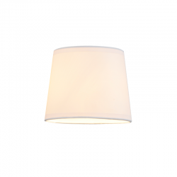 Αμπαζούρ απλίκας Ύφασμα / Λευκό Φ12ΧΦ15Χ12CM PYTHON - acadecor 