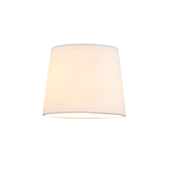 Αμπαζούρ απλίκας Ύφασμα / Λευκό Φ12ΧΦ15Χ12CM PYTHON - acadecor 