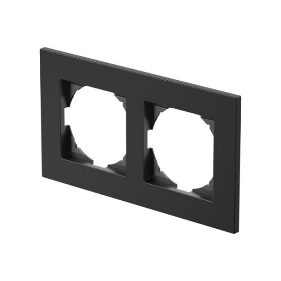 Πλαίσιο 2Θέσεων PW Λευκό / FLAT LOGIQ TEM 