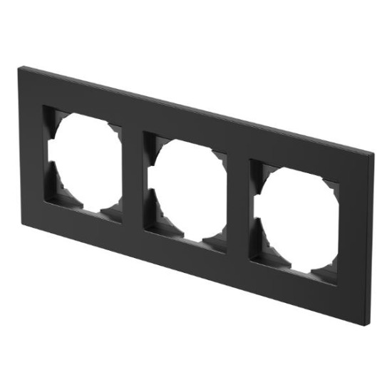 Πλαίσιο 3Θέσεων PW Λευκό / FLAT LOGIQ TEM 