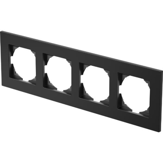 Πλαίσιο 4Θέσεων PW Λευκό / FLAT LOGIQ TEM 