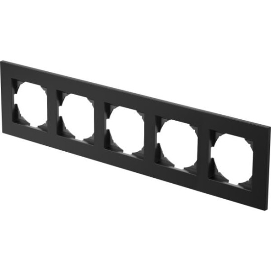 Πλαίσιο 5Θέσεων PW Λευκό / FLAT LOGIQ TEM 