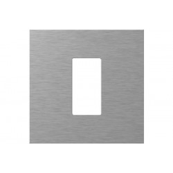 Πλαίσιο κάλυψης ασημί EDGE 1/2M MA M - TEM MODUL EDGE