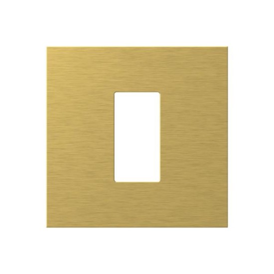 Πλαίσιο κάλυψης ασημί EDGE 1/2M MA M - TEM MODUL EDGE