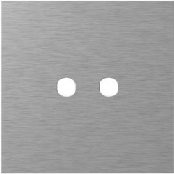 Πλαίσιο κάλυψης ασημί EDGE 2M MA P - TEM MODUL EDGE