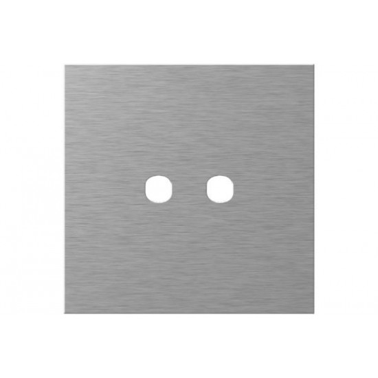 Πλαίσιο κάλυψης ασημί EDGE 2M MA P - TEM MODUL EDGE